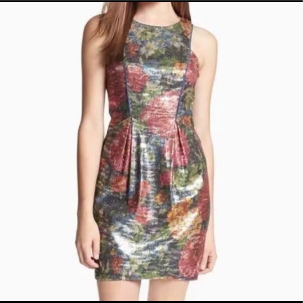 Jessica Simpson Indigo Multicolor sequin dress